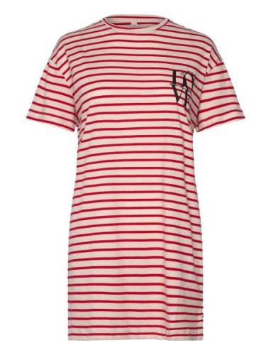 Nightie Ss Boxy Tres Bien Nattøj Red Hunkemöller