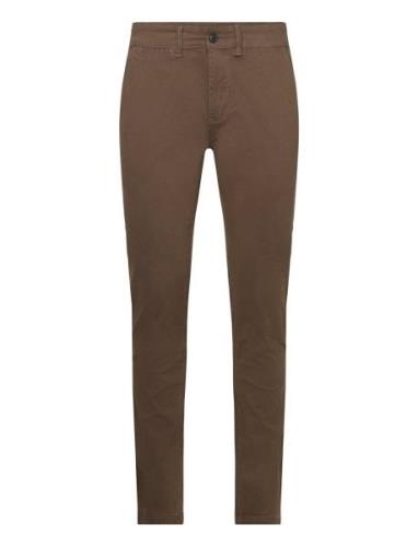 Structure Superflex Chinos Bottoms Trousers Chinos Brown Lindbergh