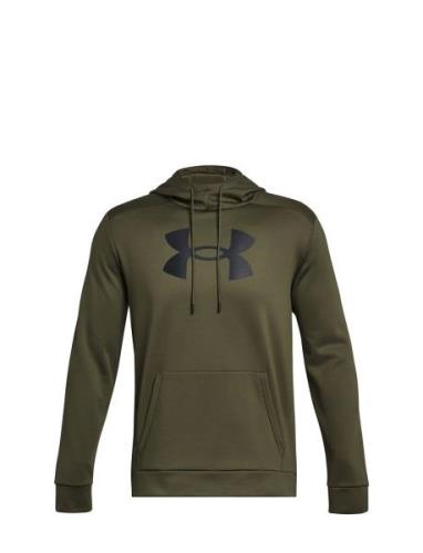 Ua Armour Fleece Big Logo Hd Tops Sweatshirts & Hoodies Hoodies Khaki ...