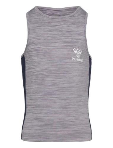 Hmljane Top Tops T-shirts Sleeveless Grey Hummel