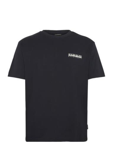 Linth Short Sleeve T-Shirt Tops T-Kortærmet Skjorte Black Napapijri