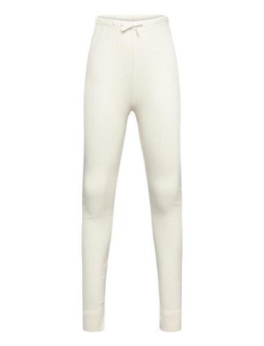 Pointelle Junior Leggings W. String Bottoms Leggings Cream Copenhagen ...