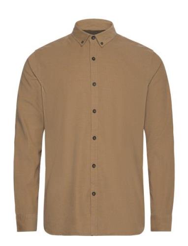 Inryan Tops Shirts Casual Brown INDICODE