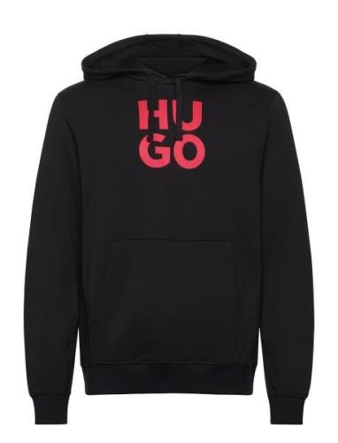 Daltorreson Tops Sweatshirts & Hoodies Hoodies Black HUGO