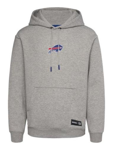 Woodson_Nfl Tops Sweatshirts & Hoodies Hoodies Grey BOSS