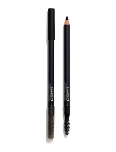 Gosh Eyebrow Pencil Øjenbrynsblyant Makeup Black GOSH COPENHAGEN