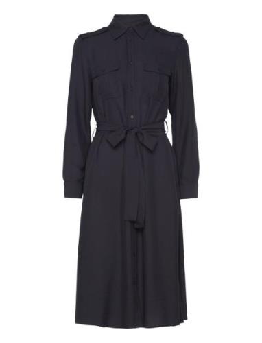 Reg Pocket Shirt Dress Knælang Kjole Navy GANT