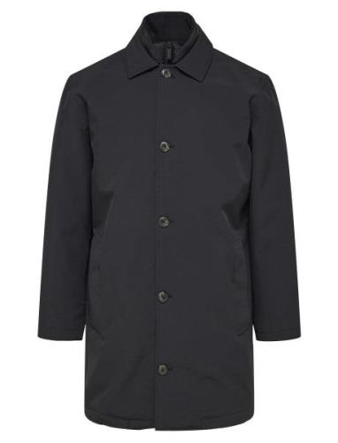 Slhnew Alvin Mac Coat Noos Trenchcoat Frakke Black Selected Homme