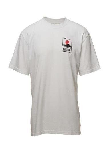 Sunset On Mt Fuji T-Shirt - White Designers T-Kortærmet Skjorte White ...