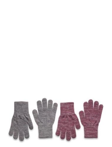 Comfy Glitter Gloves 2-Pack Accessories Gloves & Mittens Gloves Grey M...