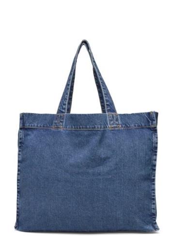 Bag Shopper Denim Shopper Taske Blue Lindex