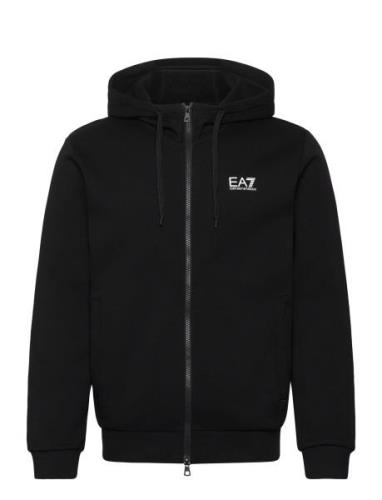 Sweatshirt Tops Sweatshirts & Hoodies Hoodies Black EA7