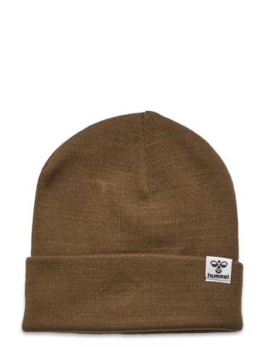 Hmlpark Beanie Sport Headwear Hats Beanie Khaki Green Hummel