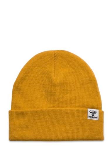 Hmlpark Beanie Sport Headwear Hats Beanie Yellow Hummel