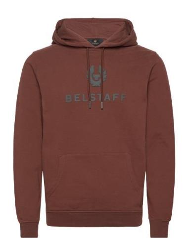 Belstaff Signature Hoodie Black / Off White Designers Sweatshirts & Ho...