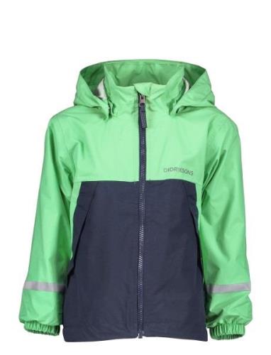 Bladet Kids Jkt Outerwear Rainwear Jackets Green Didriksons