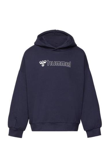 Hmloctova Hoodie Sport Sweatshirts & Hoodies Hoodies Navy Hummel