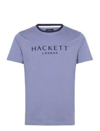 Heritage Classic Tee Tops T-Kortærmet Skjorte Blue Hackett London