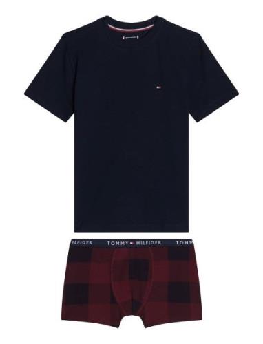 Ss Tee/Trunk Gift Set Boxed Undertøjssæt Navy Tommy Hilfiger