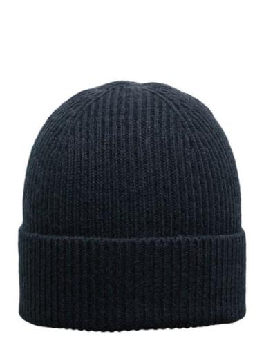 Slhmason Merino Wool Beanie Accessories Headwear Beanies Navy Selected...