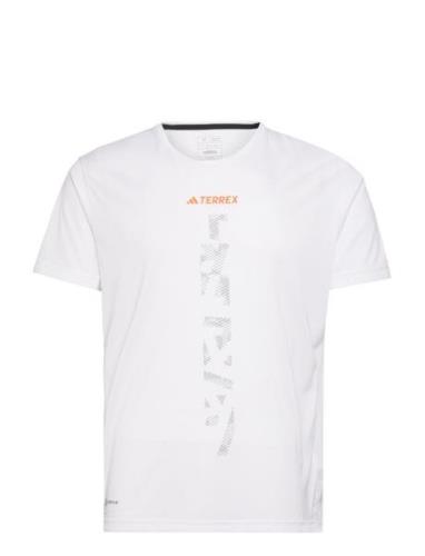 Agr Shirt Sport T-Kortærmet Skjorte White Adidas Terrex