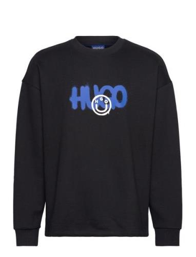 Nimaylong Tops Sweatshirts & Hoodies Sweatshirts Black HUGO BLUE