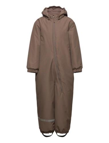 Snow Suit Solid Outerwear Coveralls Snow-ski Coveralls & Sets Brown Mi...