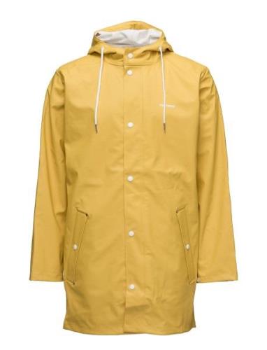 Wings Rainjacket Outerwear Rainwear Rain Coats Yellow Tretorn