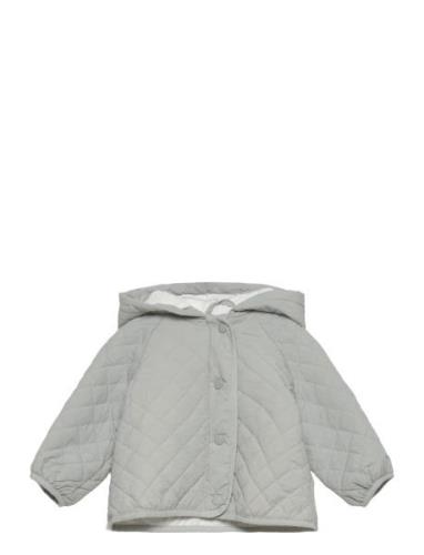 Anorak Light Outerwear Jackets & Coats Quilted Jackets Grey Mango