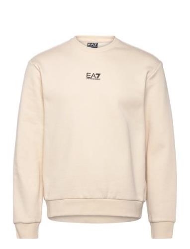 Sweatshirt Tops Sweatshirts & Hoodies Sweatshirts Cream EA7