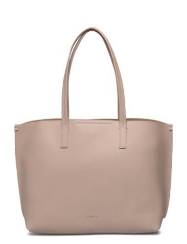 Furla Dama L Tote Bags Totes Beige Furla