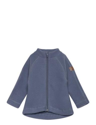 Wool Baby Jacket Outerwear Fleece Outerwear Fleece Jackets Blue Mikk-l...