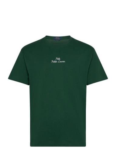 Classic Fit Logo Jersey T-Shirt Tops T-Kortærmet Skjorte Green Polo Ra...