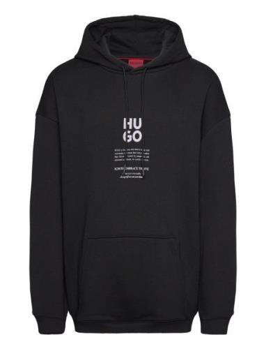 Dflohood Tops Sweatshirts & Hoodies Hoodies Black HUGO