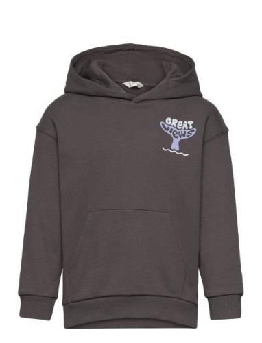 Hoodie Pacific Tops Sweatshirts & Hoodies Hoodies Grey Mango