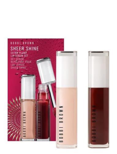 Sheer Shine Extra Plump Lip Serum Set Makeupsæt Makeup Nude Bobbi Brow...