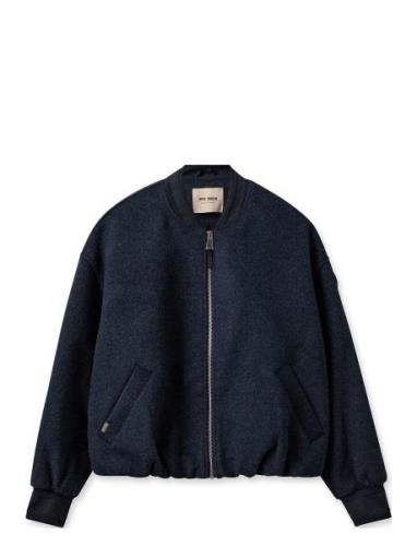 Mmdumont Wool Jacket Bomberjakke Navy MOS MOSH