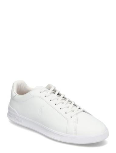 Heritage Court Ii Leather Sneaker Low-top Sneakers White Polo Ralph La...