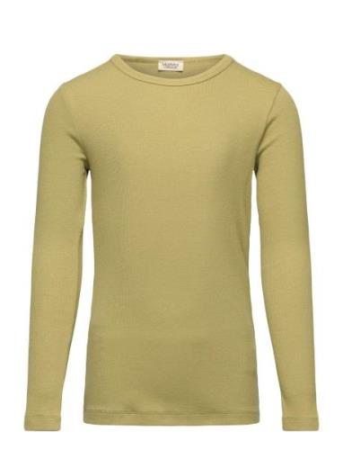 Tani Tops T-shirts Long-sleeved T-Skjorte Green MarMar Copenhagen