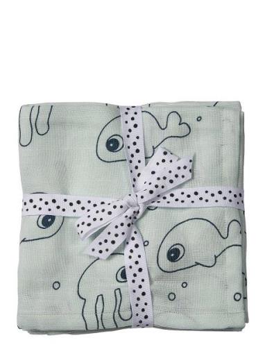 Burp Cloth 2-Pack Sea Friends Blue Baby & Maternity Baby Sleep Muslins...