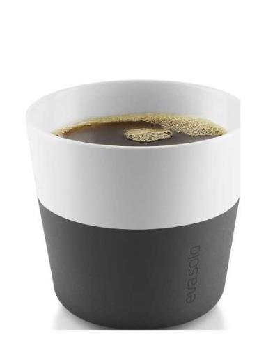 2 Lungo-Krus Black Home Tableware Cups & Mugs Coffee Cups Multi/patter...