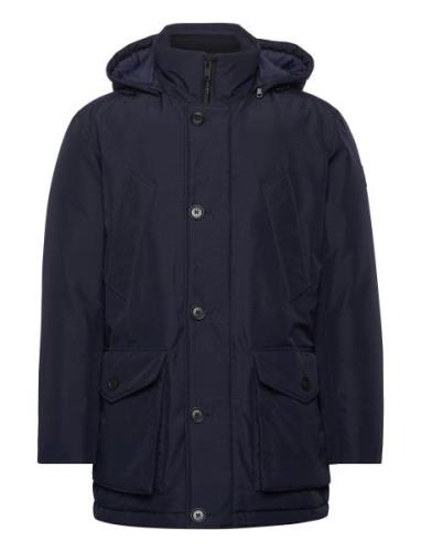 Osiass Parka Jakke Navy BOSS