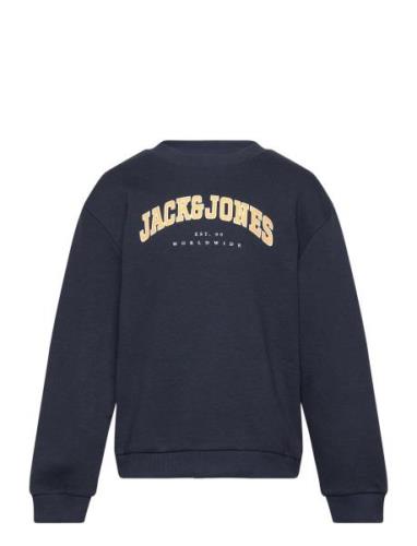 Jjecaleb Varsity Sweat Crew Nck Noos Mni Tops Sweatshirts & Hoodies Sw...