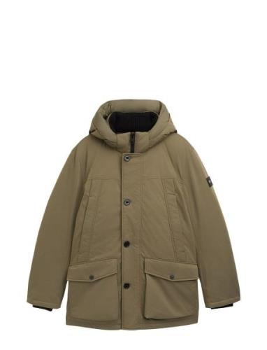 Arctic Parka Parka Jakke Khaki Green Tom Tailor