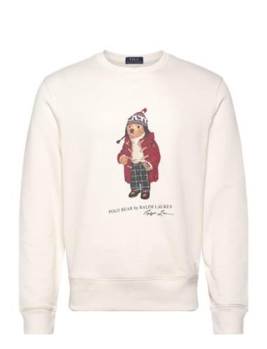 Polo Bear Fleece Sweatshirt Tops Sweatshirts & Hoodies Sweatshirts Whi...