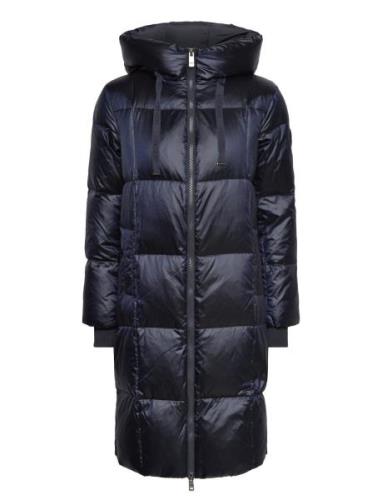 Mmnova Metallic Down Jacket Foret Jakke Navy MOS MOSH