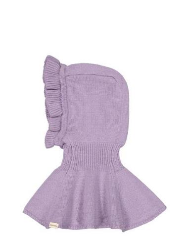 Amira Accessories Headwear Balaclava Purple MarMar Copenhagen