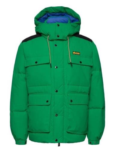 Cp Alaska 4 Pocket Detachable Hooded Jkt Uldfrakke Frakke Green Ciesse...