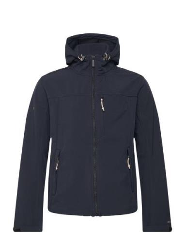 Hooded Soft Shell Trekker Jkt Tynd Jakke Navy Superdry