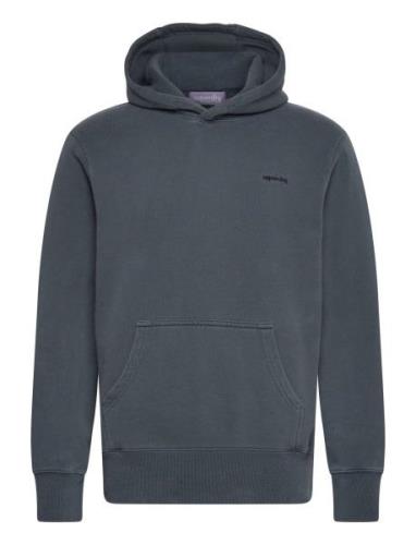 Vintage Washed Hoodie Tops Sweatshirts & Hoodies Hoodies Navy Superdry